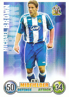 Michael Brown Wigan Athletic 2007/08 Topps Match Attax #317